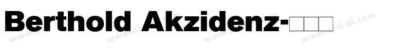 Berthold Akzidenz字体转换